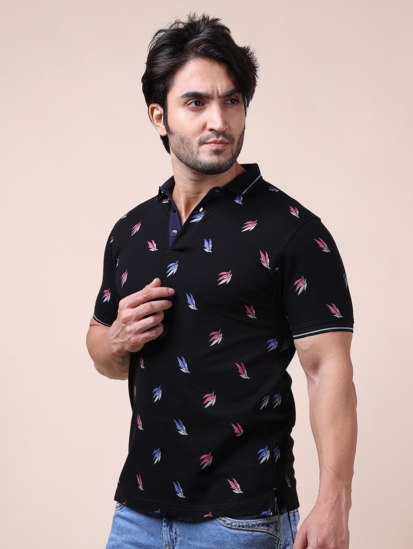 men short sleeves printed polo t-shirt - 21724640 - Standard Image - 2