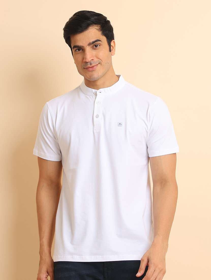 men short sleeves plain t-shirt