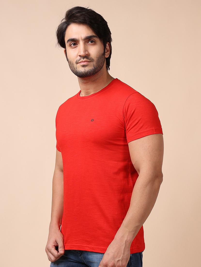 men short sleeves plain t-shirt - 21724734 - Standard Image - 2