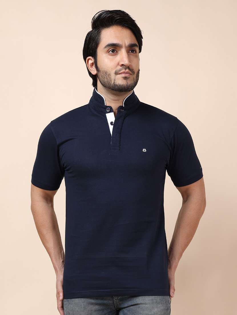 men short sleeves plain t-shirt