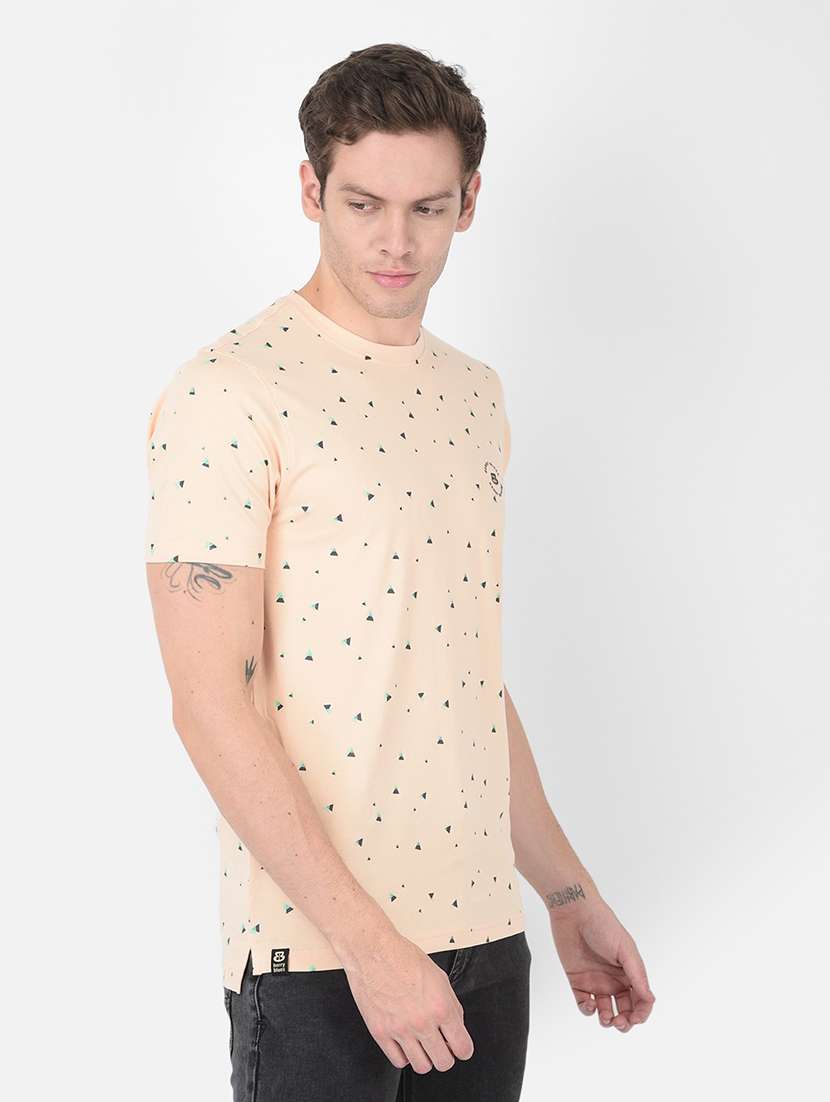 men printed short sleeves t-shirt - 21724778 -  Standard Image - 2