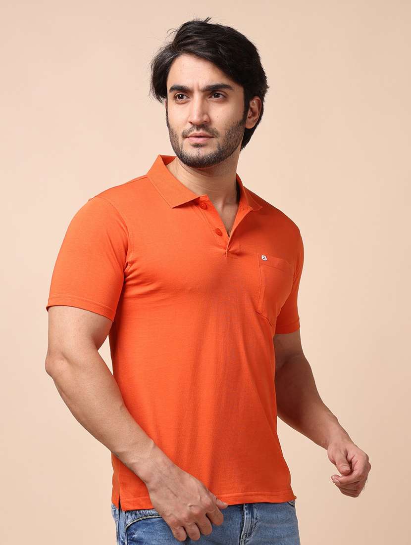 men short sleeves plain polo t-shirt - 21724789 -  Standard Image - 2