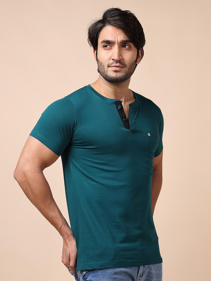 men short sleeves plain t-shirt - 21724818 - Standard Image - 2