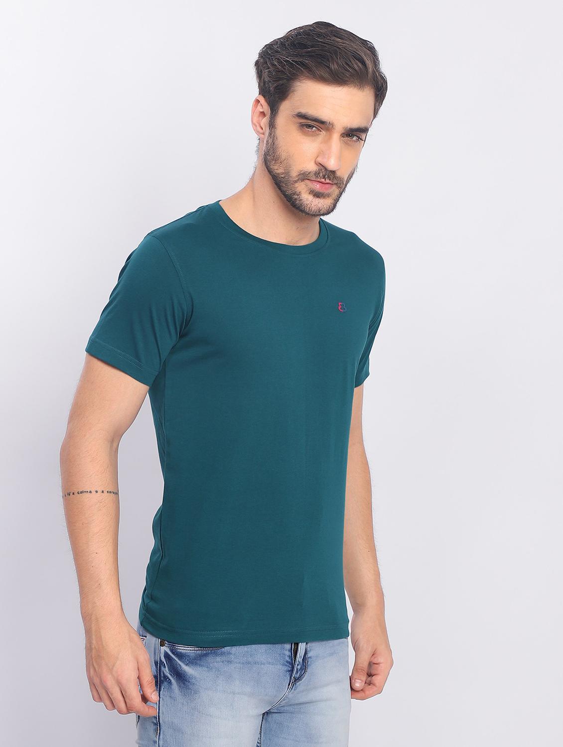 men solid short sleeves t-shirt - 21724848 - Standard Image - 2
