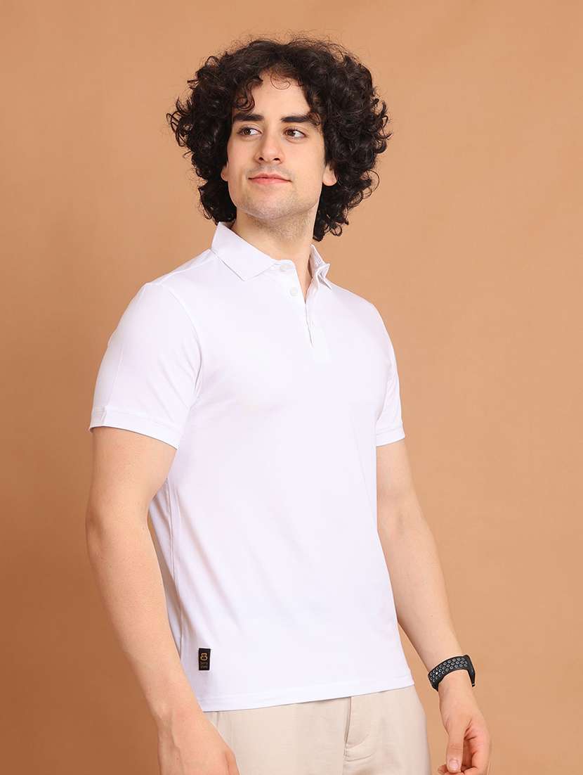 men short sleeves plain polo t-shirt - 21724898 -  Standard Image - 2