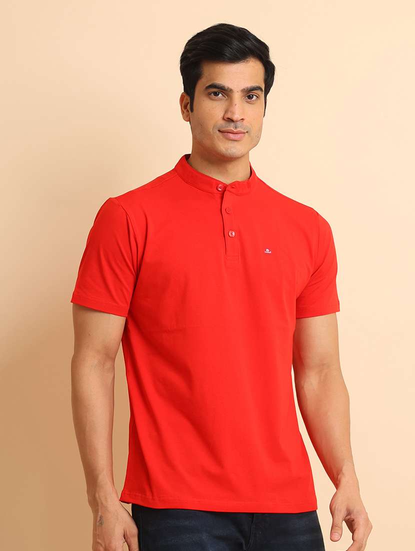 men short sleeves plain t-shirt - 21724902 - Standard Image - 2