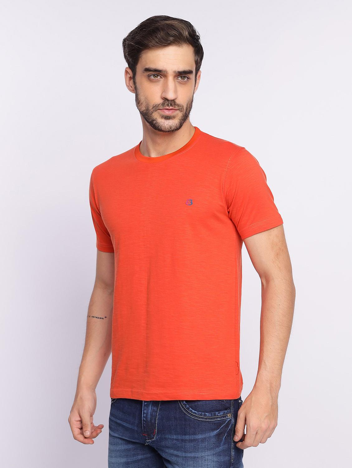 men short sleeves plain t-shirt - 21724937 - Standard Image - 2