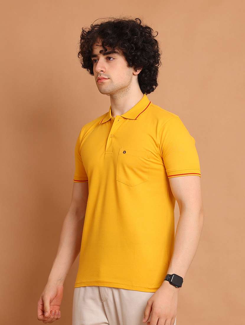 men short sleeves plain polo t-shirt - 21724952 -  Standard Image - 2