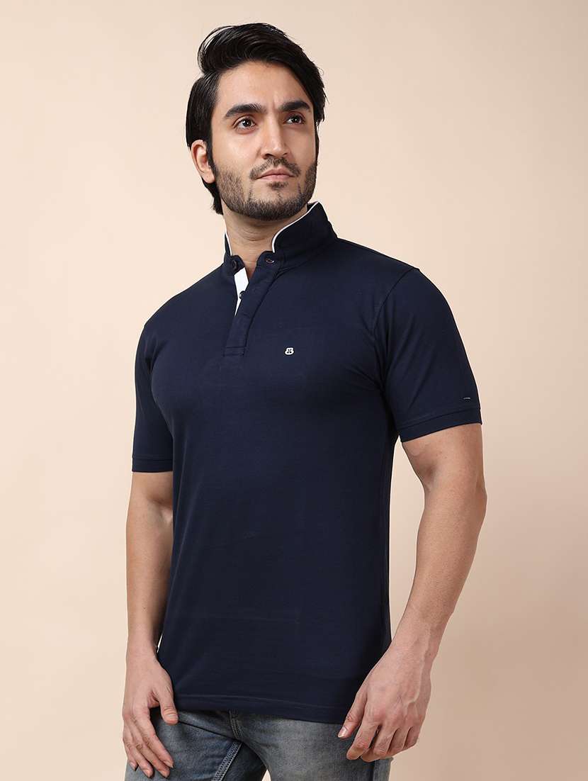 men short sleeves plain t-shirt - 21724961 - Standard Image - 2