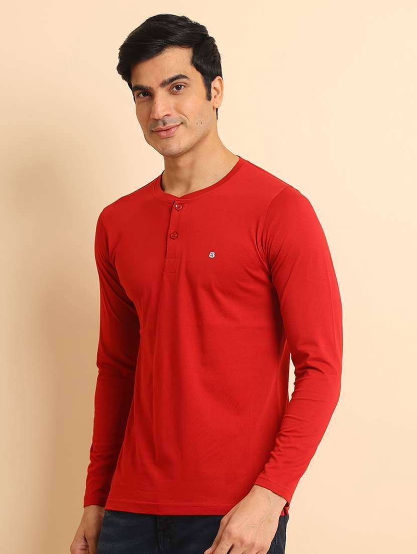 men long sleeves plain t-shirt - 21724967 -  Standard Image - 2