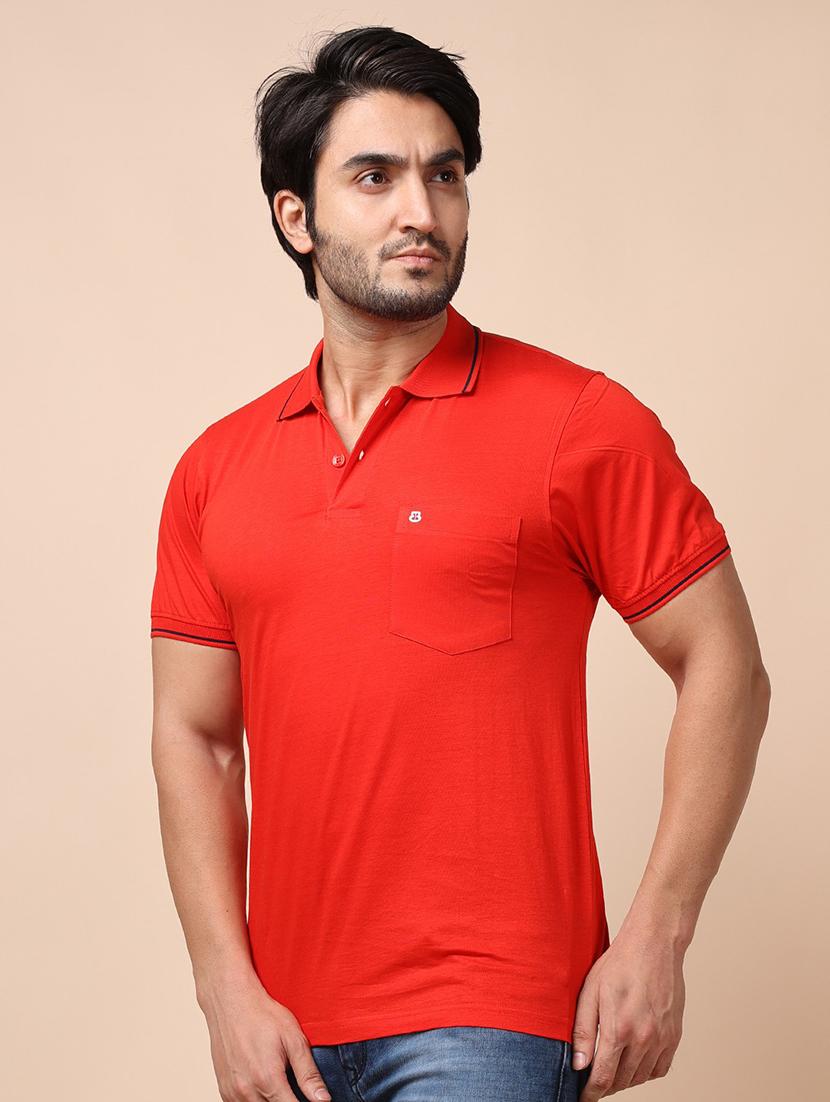 men short sleeves plain polo t-shirt - 21724969 - Standard Image - 2