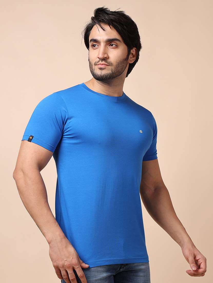 men short sleeves plain t-shirt - 21724990 -  Standard Image - 2
