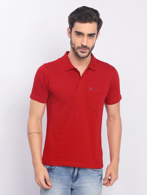 men short sleeves plain polo t-shirt - 21725019 -  Standard Image - 0