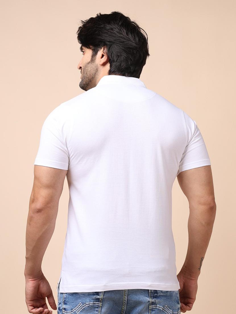 men short sleeves plain polo t-shirt - 21725021 - Standard Image - 2