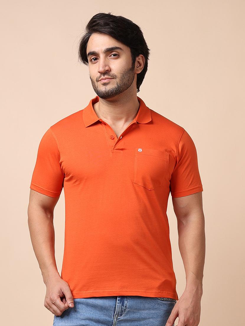 men short sleeves plain polo t-shirt - 21725024 -  Zoom Image - 0