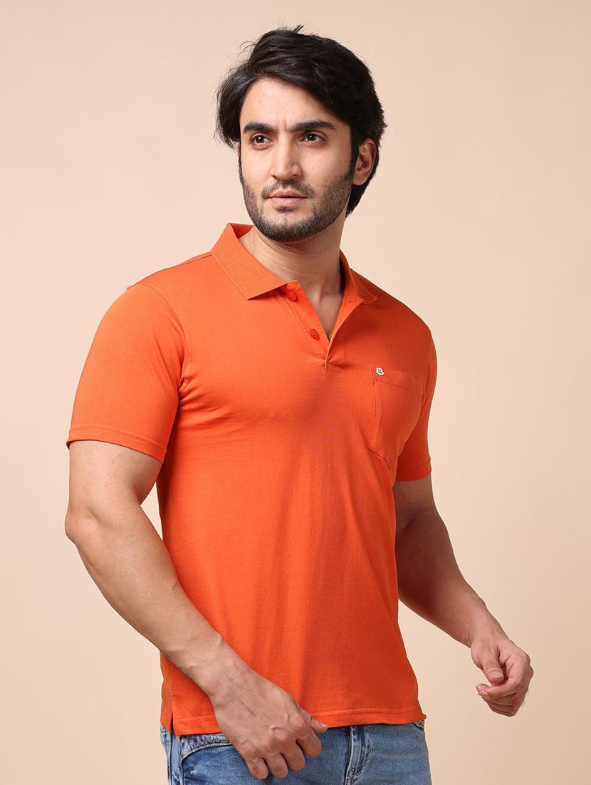 men short sleeves plain polo t-shirt - 21725024 - Standard Image - 2