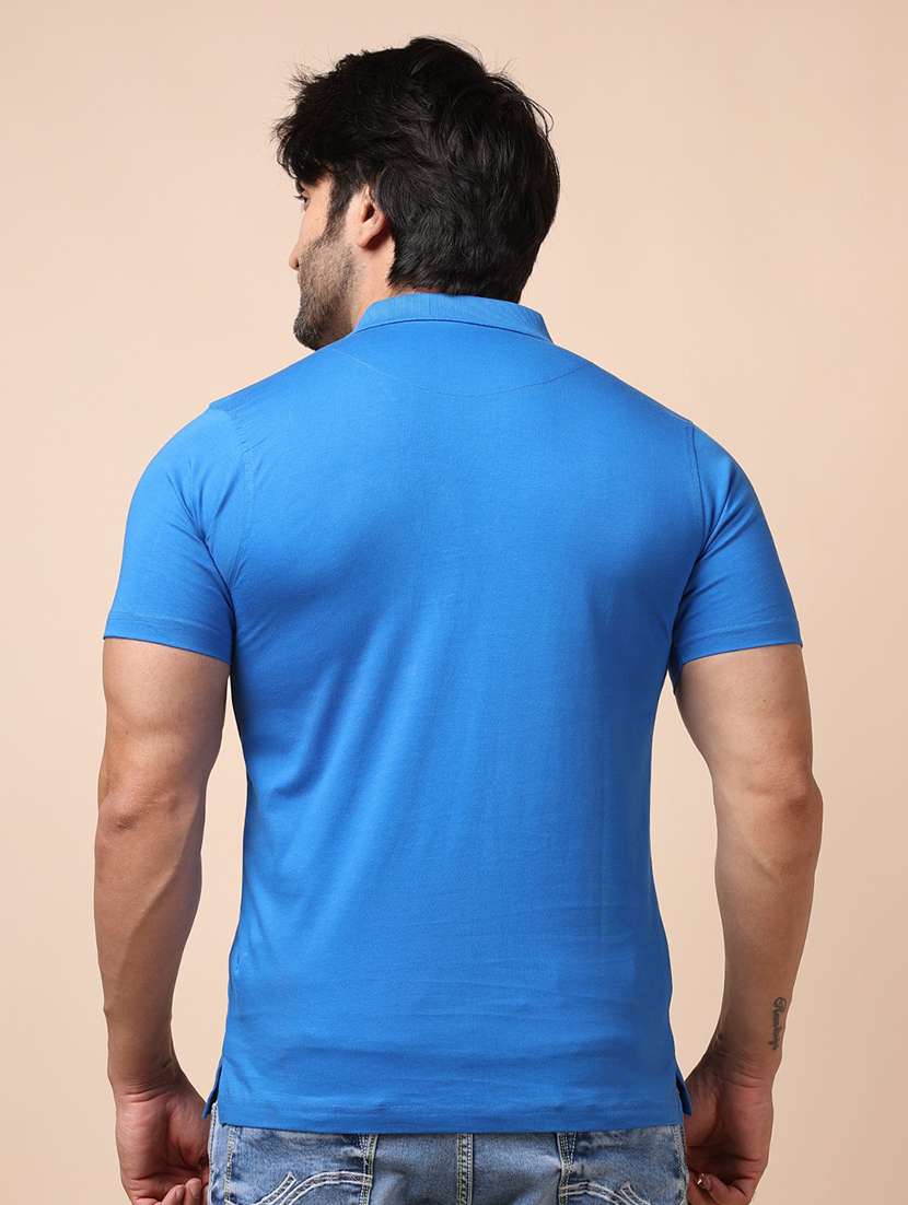 men short sleeves plain polo t-shirt - 21725035 -  Standard Image - 2