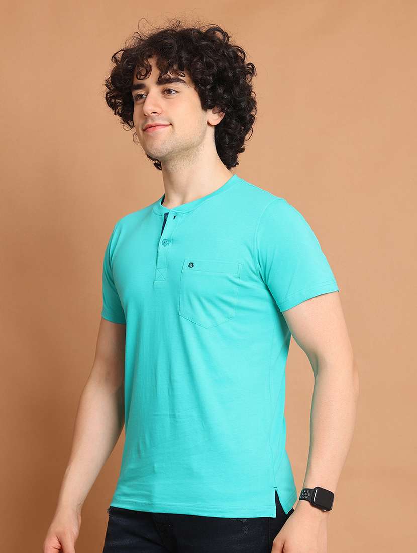 men short sleeves plain t-shirt - 21725042 -  Standard Image - 2