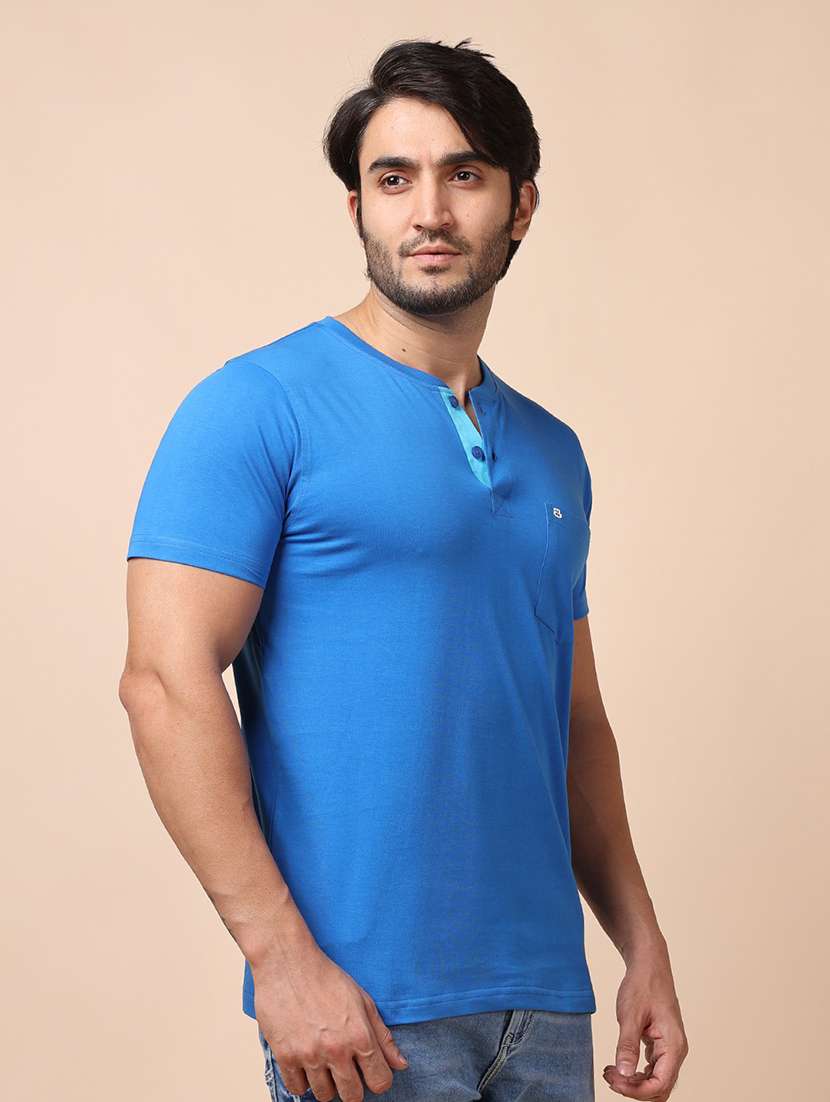 men solid short sleeves t-shirt - 21725067 - Standard Image - 2
