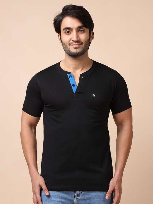 men solid short sleeves t-shirt - 21725070 - Standard Image - 0