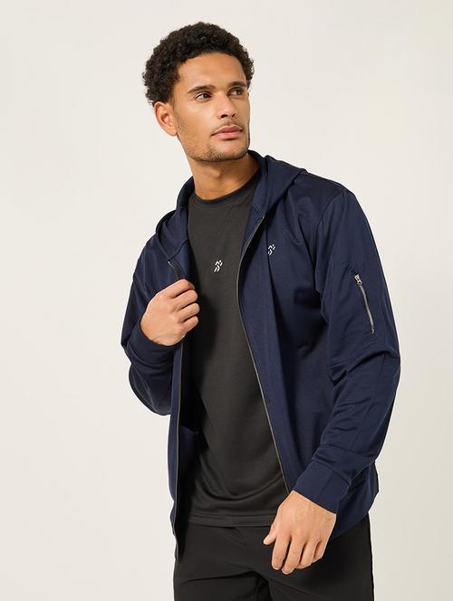 men solid long sleeve casual jacket - 21725202 - Standard Image - 0