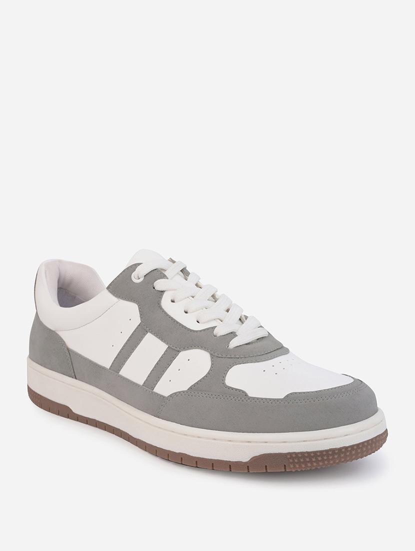 men white lace up sneaker - 21725256 - Standard Image - 2