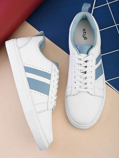men white lace up sneaker - 21725264 -  Standard Image - 0