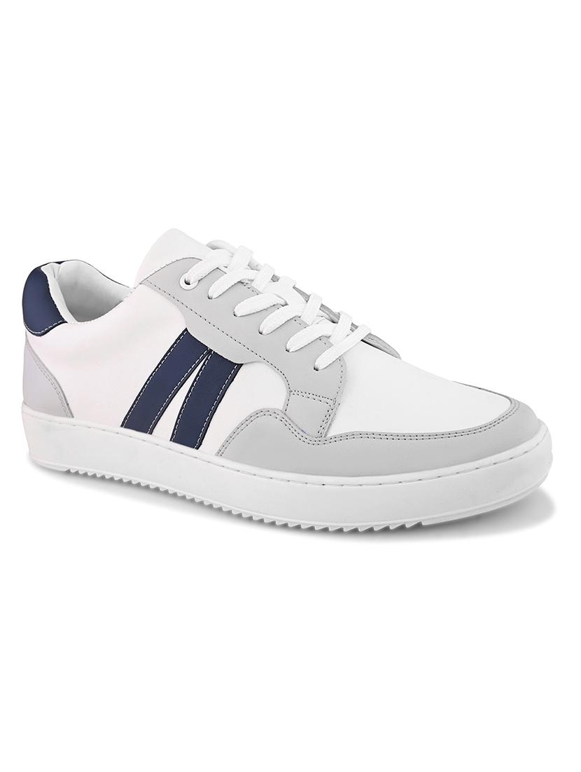 men white lace up sneaker - 21725270 - Standard Image - 2