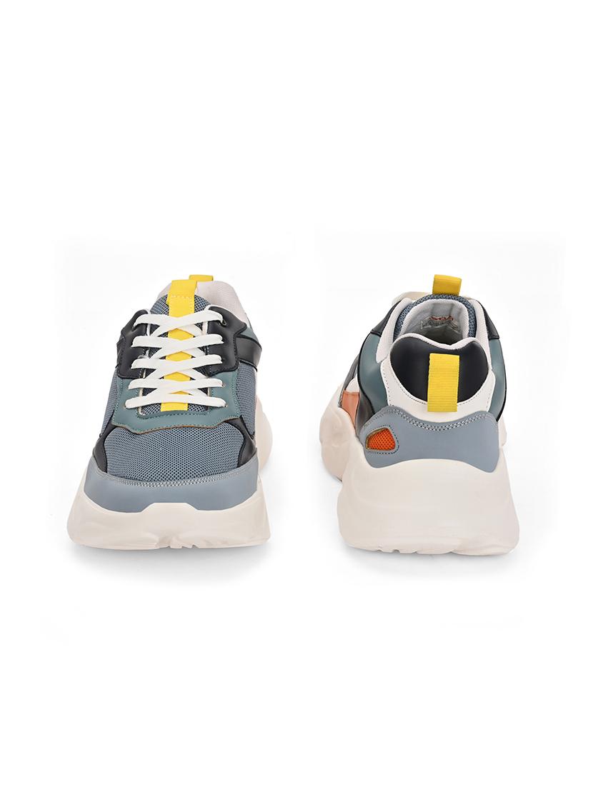 men blue lace up sneaker - 21725273 - Standard Image - 2