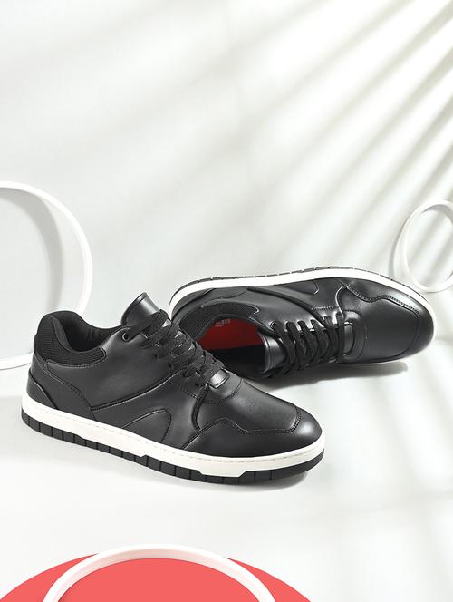 men black lace up sneaker - 21725276 -  Standard Image - 0