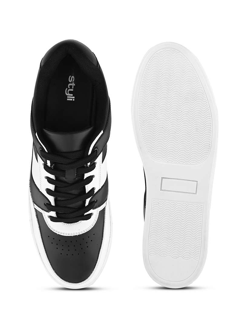 Men Color Block Lace Up Sneaker