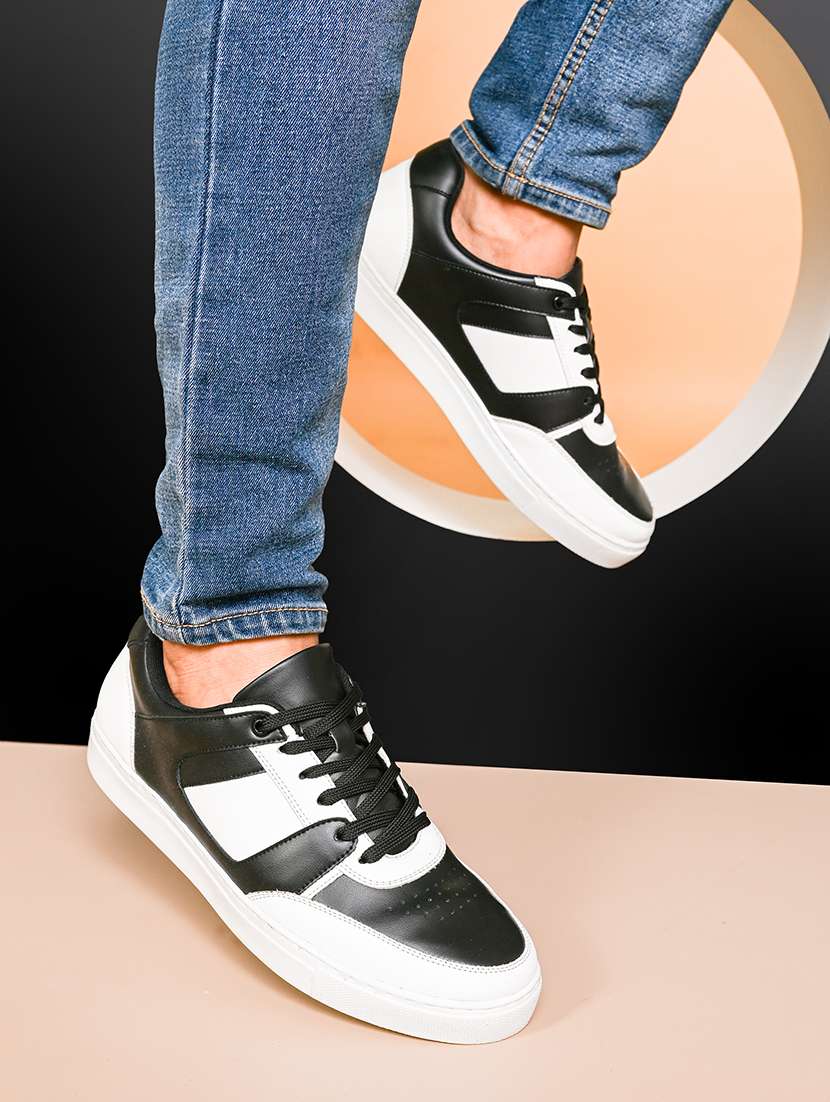 Men Color Block Lace Up Sneaker