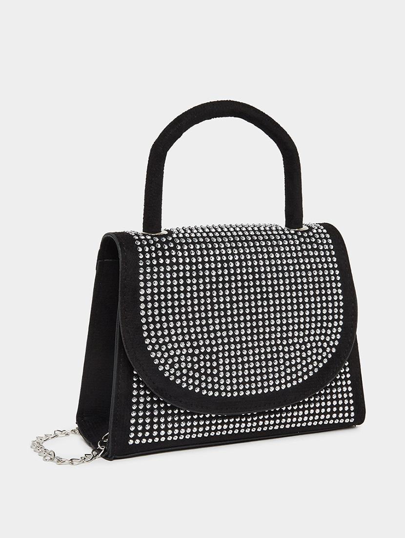women black embellished sling bag - 21725331 -  Zoom Image - 0