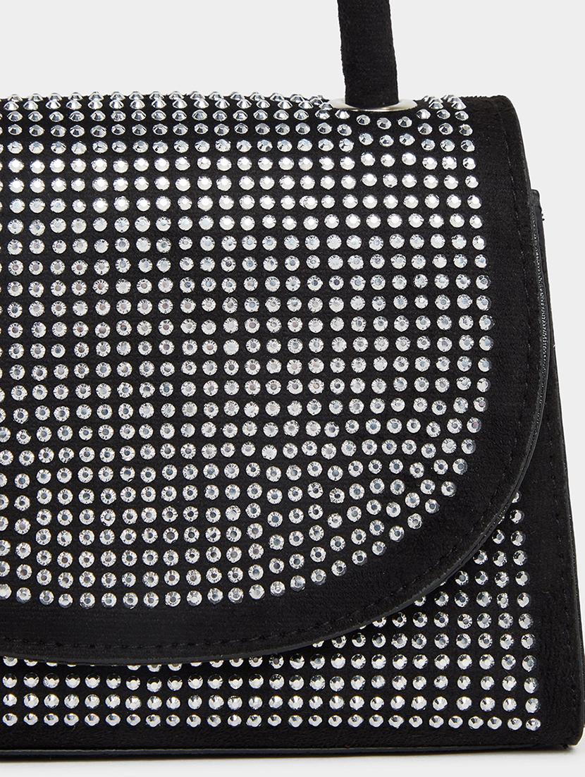 women black embellished sling bag - 21725331 - Standard Image - 2