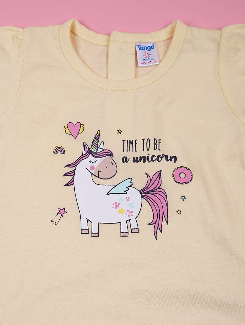 girls pack of 2 printed t-shirt & bloomer twin set - 21725730 -  Standard Image - 2