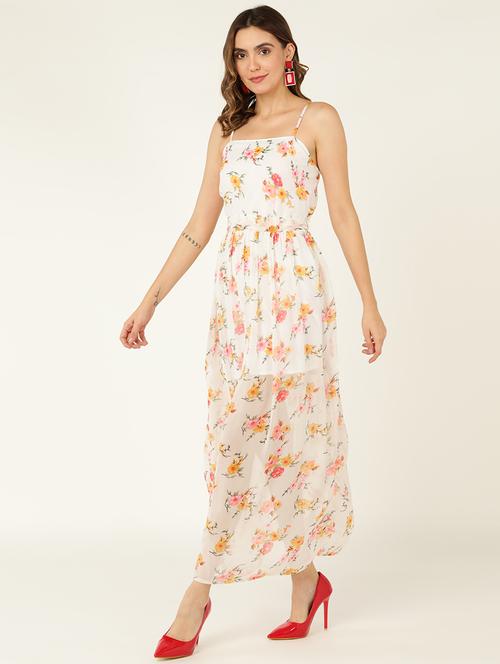 women floral print sleeveless a-line dress - 21725838 -  Standard Image - 0