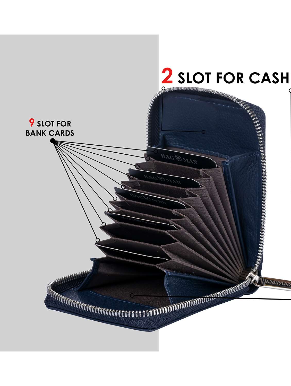 bagman stylish & functional wallet gift set for men - 21726274 -  Standard Image - 2