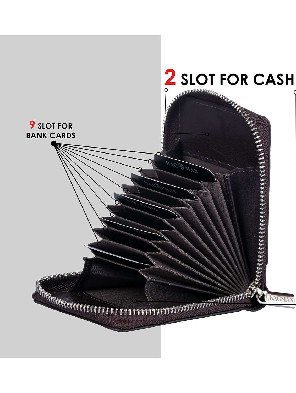 bagman stylish & functional wallet gift set for men - 21726421 -  Standard Image - 2