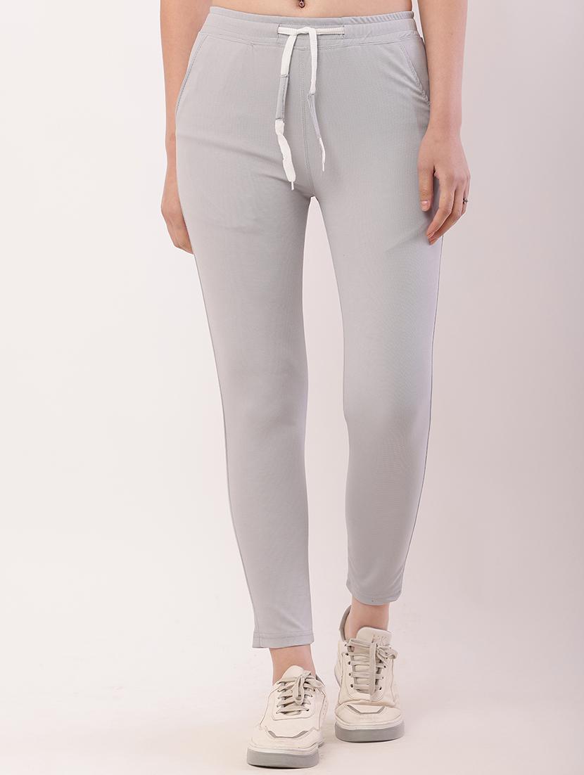 women solid mid rise track pant - 21727979 -  Zoom Image - 0