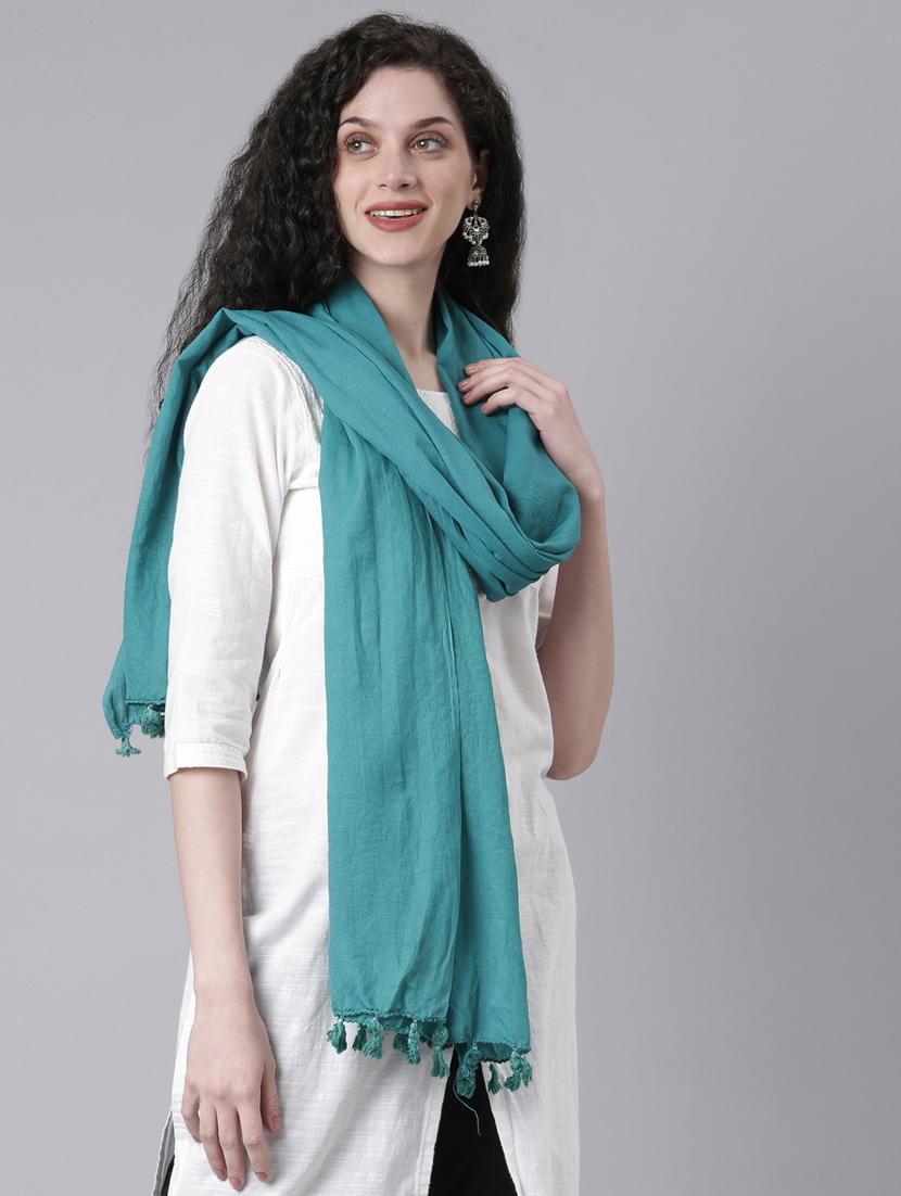 blue cotton dupatta - 21728027 - Standard Image - 2