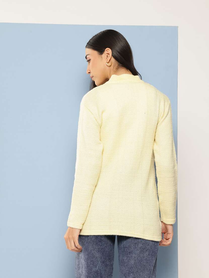 women long sleeves solid cardigan - 21728092 -  Standard Image - 2