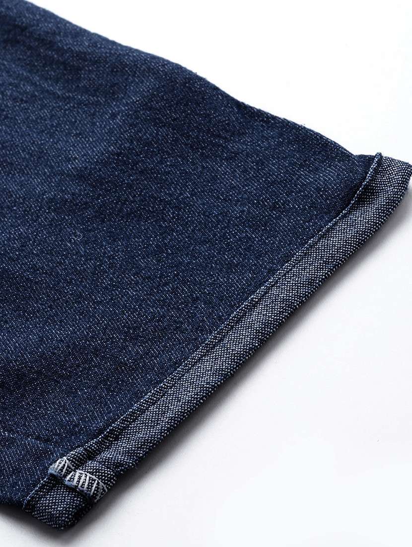 wome crop top and patched jacket with jeans - 21728105 - Standard Image - 7