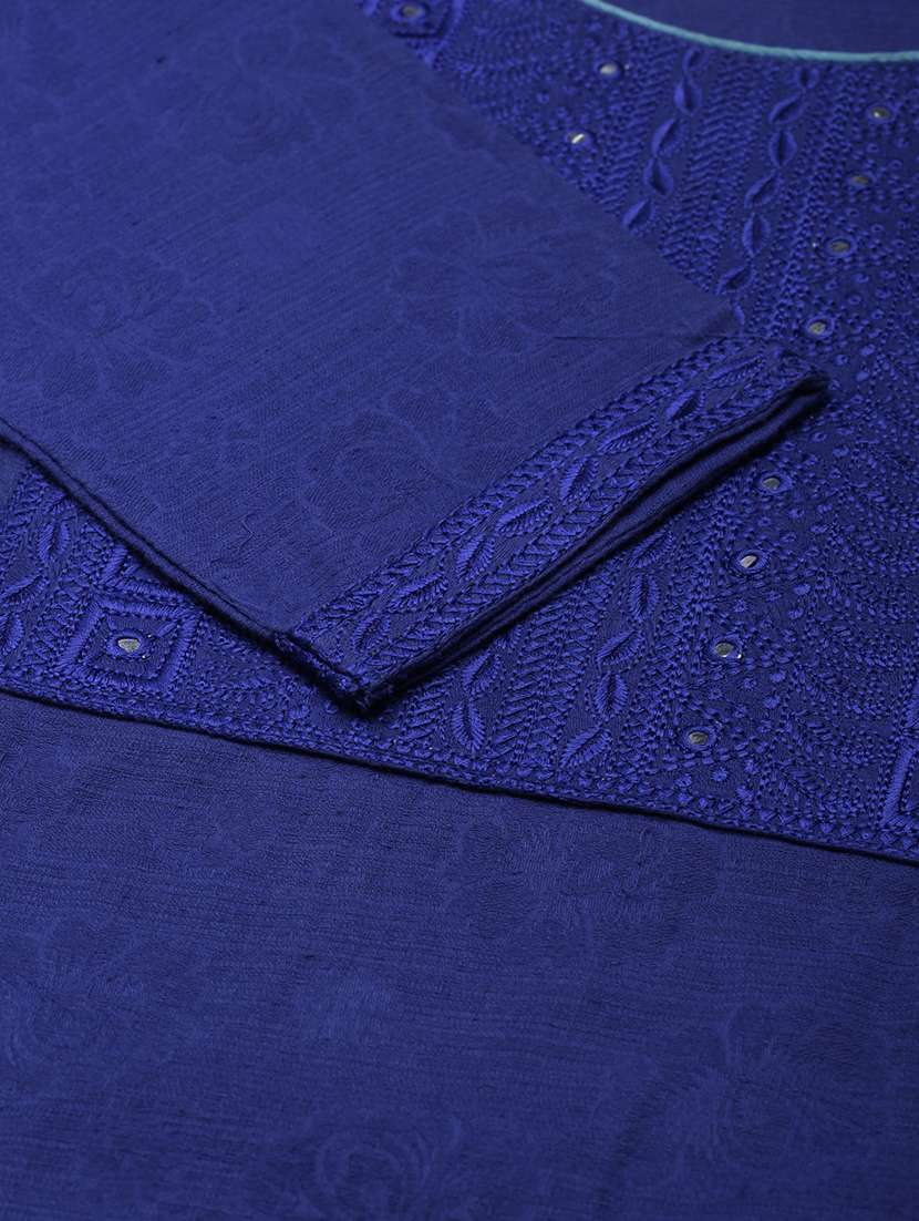 women embroidered straight kurta - 21728279 -  Standard Image - 7