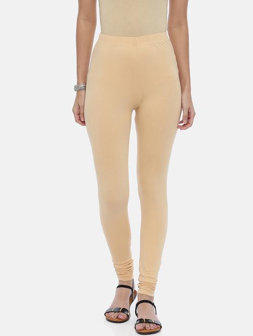women mid rise solid leggings - 21728286 - Standard Image - 0