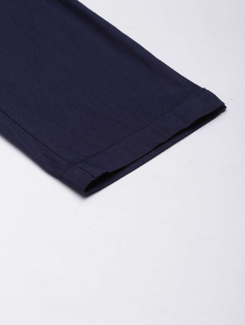 women mid rise solid cigarette pant - 21728304 -  Standard Image - 7