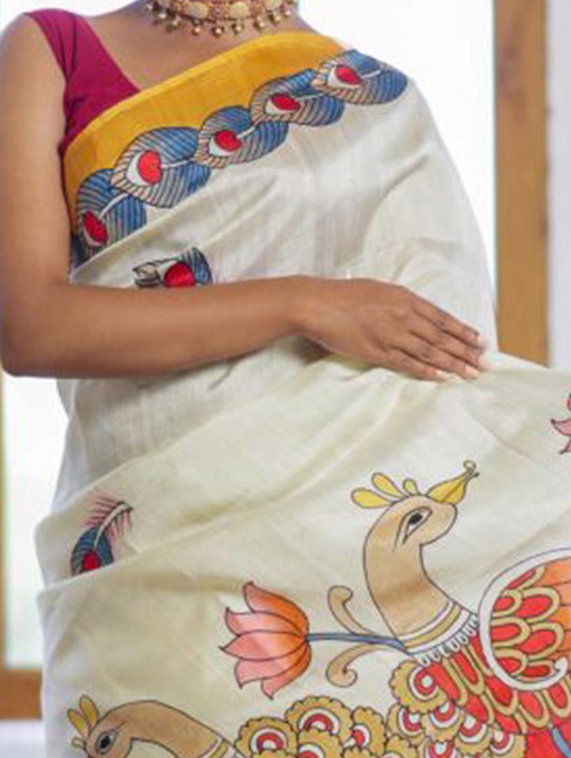 women printed casual wear saree with blouse - 21728377 - Standard Image - 2