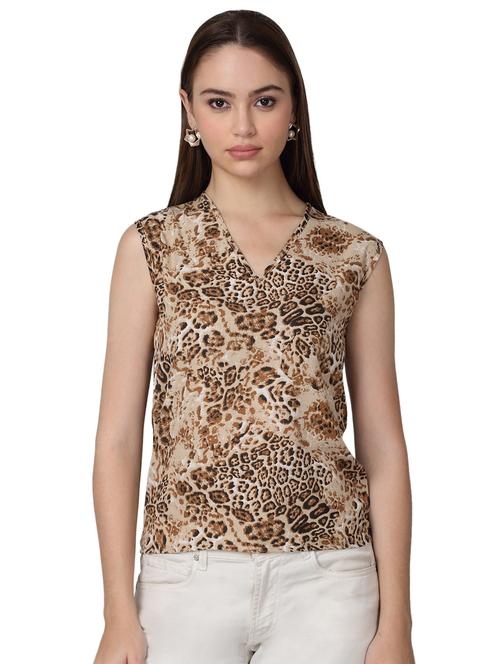 women printed sleeveless top - 21729141 -  Standard Image - 0