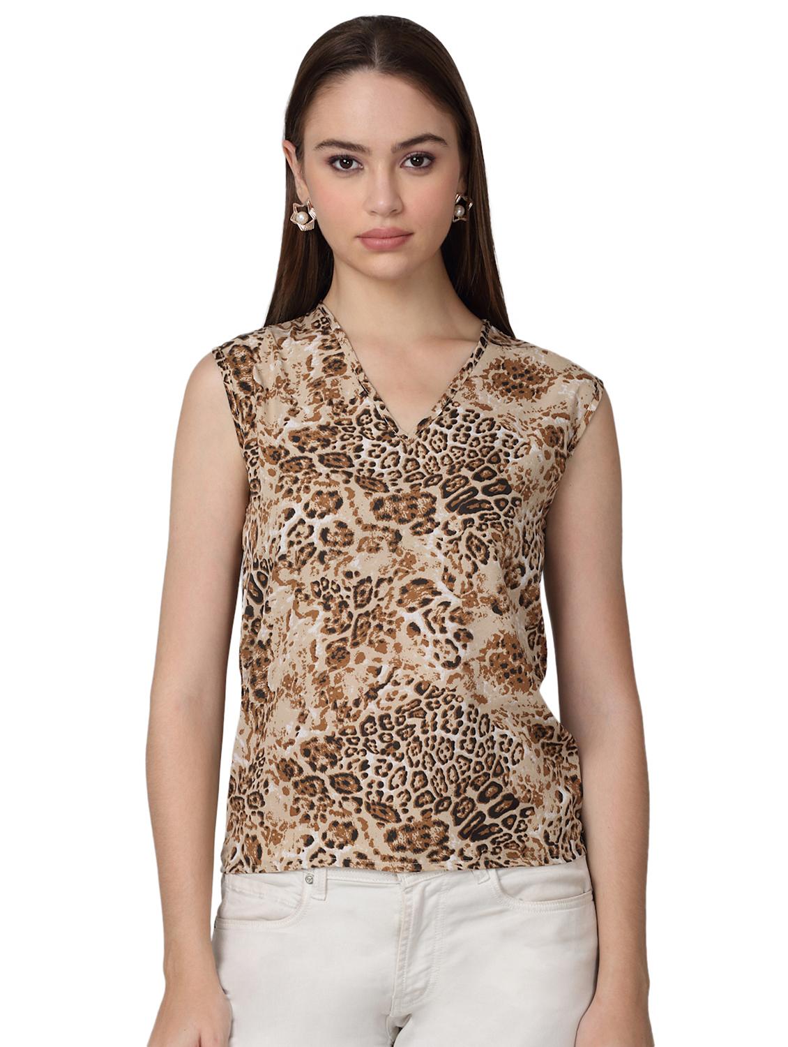 women printed sleeveless top - 21729141 -  Zoom Image - 0
