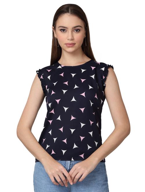 women printed sleeveless top - 21729147 -  Standard Image - 0