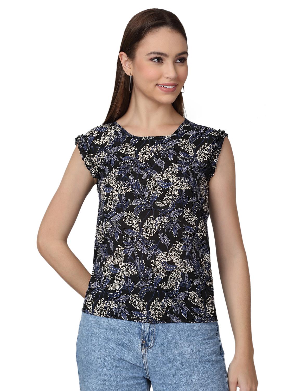 women printed sleeveless top - 21729152 -  Zoom Image - 0